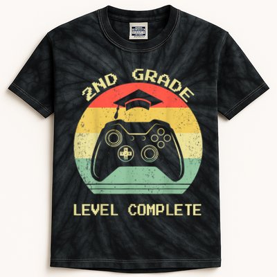 Kindergarten Level Complete Graduation Class Gamer Kids Tie-Dye T-Shirt