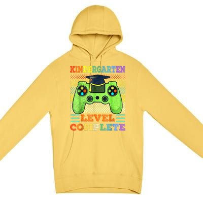 Kindergarten Level Complete Graduation Class Gamer Premium Pullover Hoodie