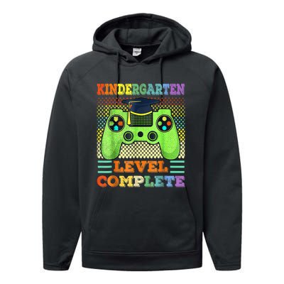 Kindergarten Level Complete Graduation Class Gamer Performance Fleece Hoodie