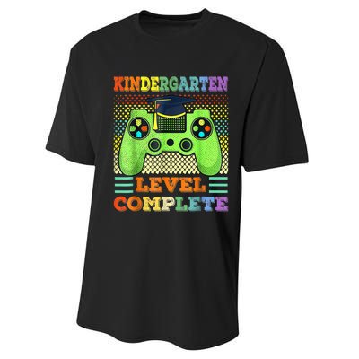 Kindergarten Level Complete Graduation Class Gamer Performance Sprint T-Shirt