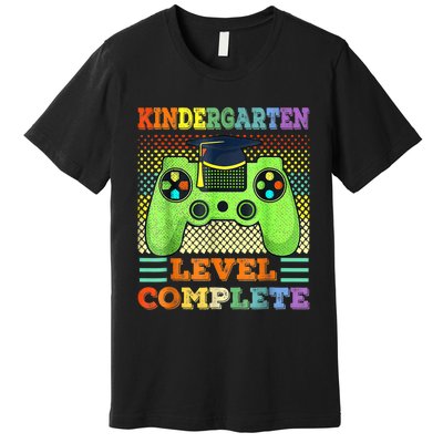 Kindergarten Level Complete Graduation Class Gamer Premium T-Shirt