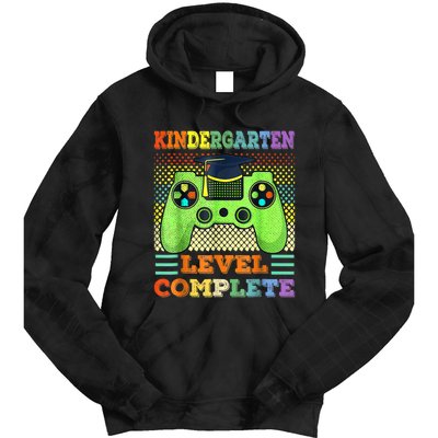 Kindergarten Level Complete Graduation Class Gamer Tie Dye Hoodie