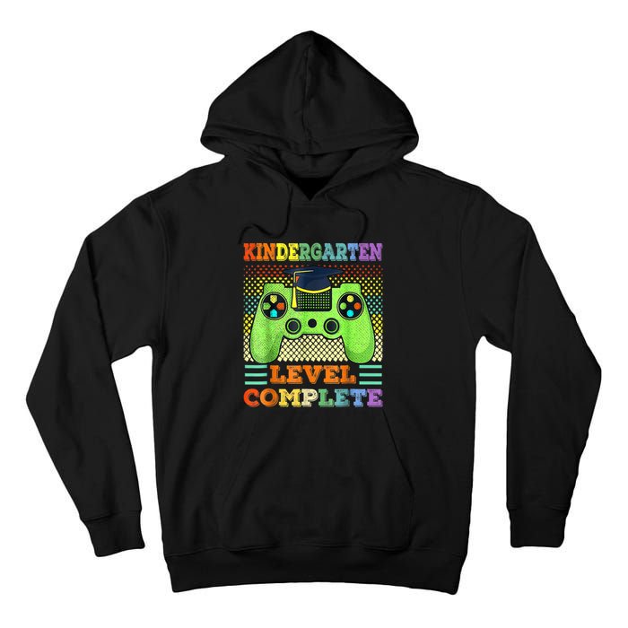 Kindergarten Level Complete Graduation Class Gamer Tall Hoodie