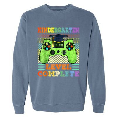 Kindergarten Level Complete Graduation Class Gamer Garment-Dyed Sweatshirt