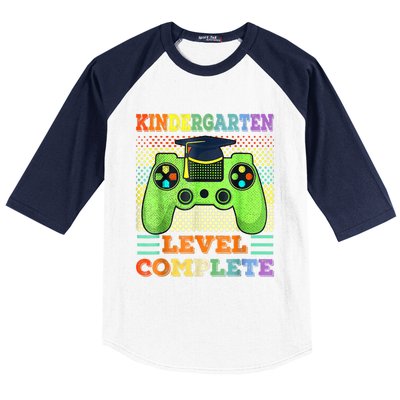 Kindergarten Level Complete Graduation Class Gamer Baseball Sleeve Shirt