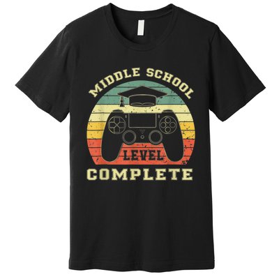 Kindergarten Level Complete Graduation Class Gamer Premium T-Shirt