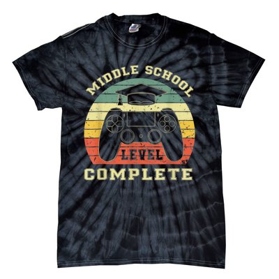 Kindergarten Level Complete Graduation Class Gamer Tie-Dye T-Shirt