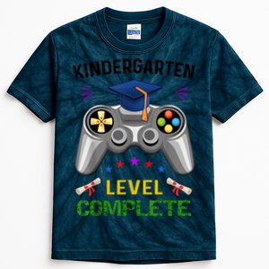 Kindergarten Level Complete Graduation Class Gamer Kids Tie-Dye T-Shirt