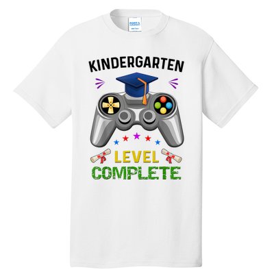 Kindergarten Level Complete Graduation Class Gamer Tall T-Shirt