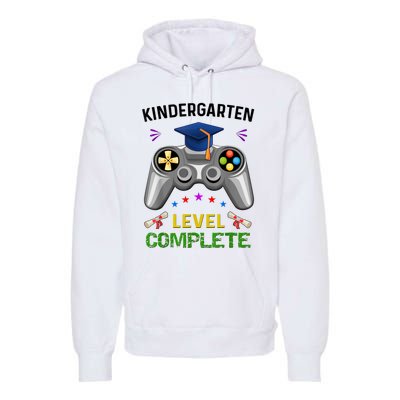 Kindergarten Level Complete Graduation Class Gamer Premium Hoodie