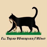 Kamala Lady Cat 2024 ILl Tread Wherever I Want Zip Tote Bag
