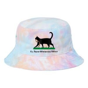 Kamala Lady Cat 2024 ILl Tread Wherever I Want Tie Dye Newport Bucket Hat