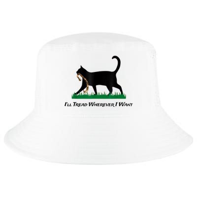 Kamala Lady Cat 2024 ILl Tread Wherever I Want Cool Comfort Performance Bucket Hat