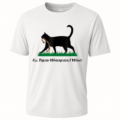 Kamala Lady Cat 2024 ILl Tread Wherever I Want Performance Shirt