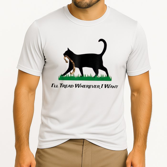 Kamala Lady Cat 2024 ILl Tread Wherever I Want Cooling Performance Crew T-Shirt