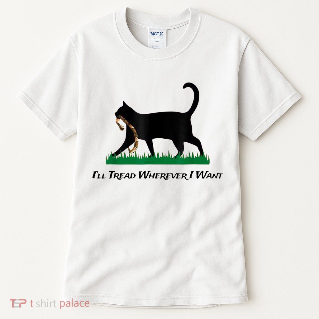 Kamala Lady Cat 2024 ILl Tread Wherever I Want Tall T-Shirt