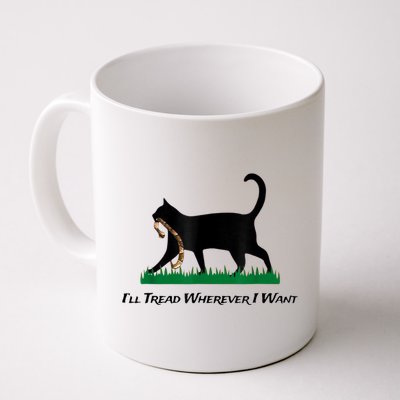 Kamala Lady Cat 2024 ILl Tread Wherever I Want Mug