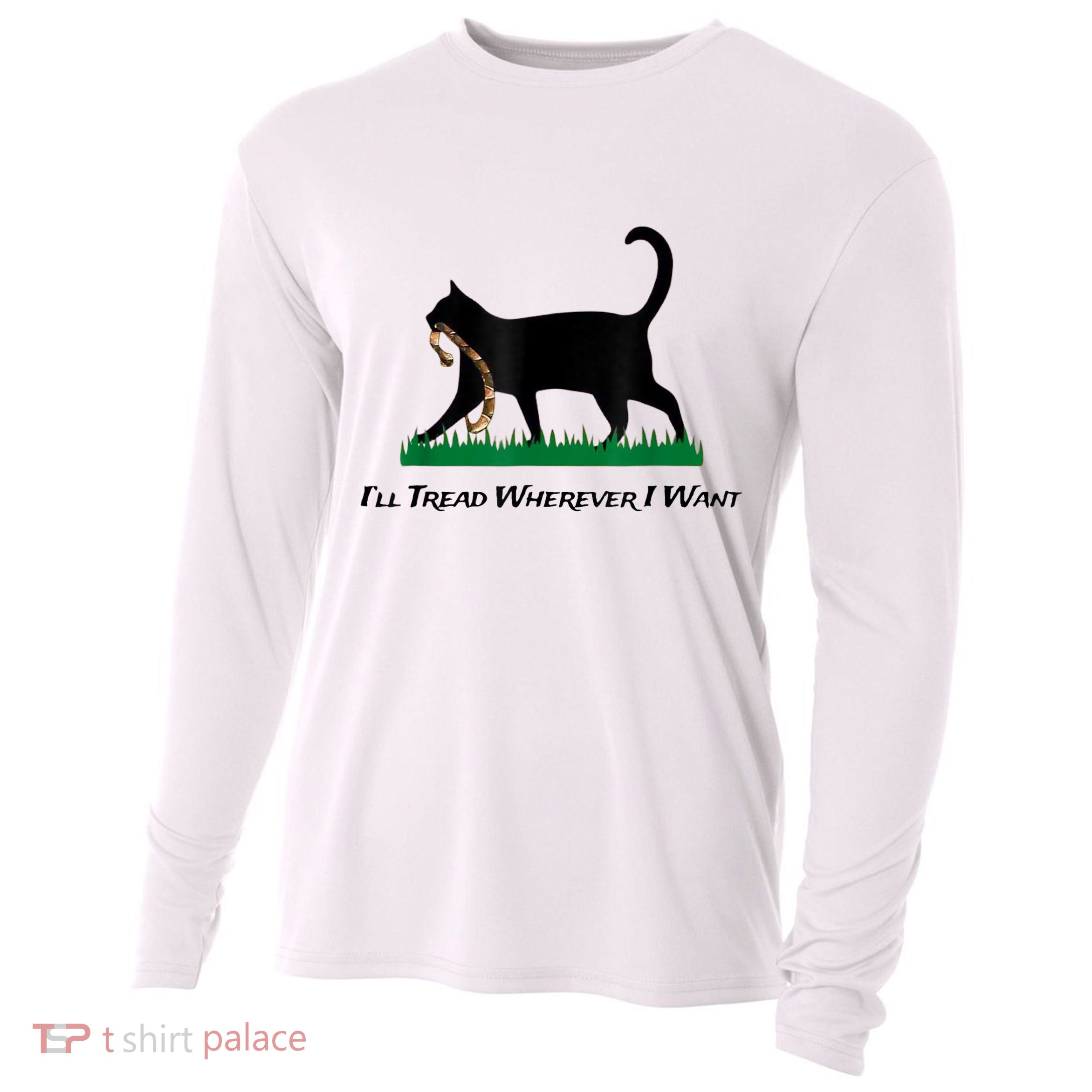 Kamala Lady Cat 2024 ILl Tread Wherever I Want Cooling Performance Long Sleeve Crew