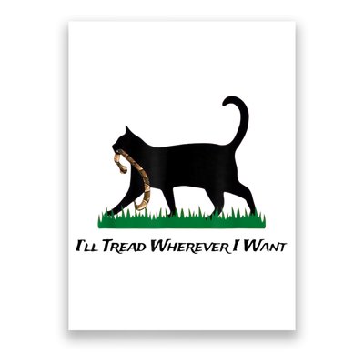 Kamala Lady Cat 2024 ILl Tread Wherever I Want Poster