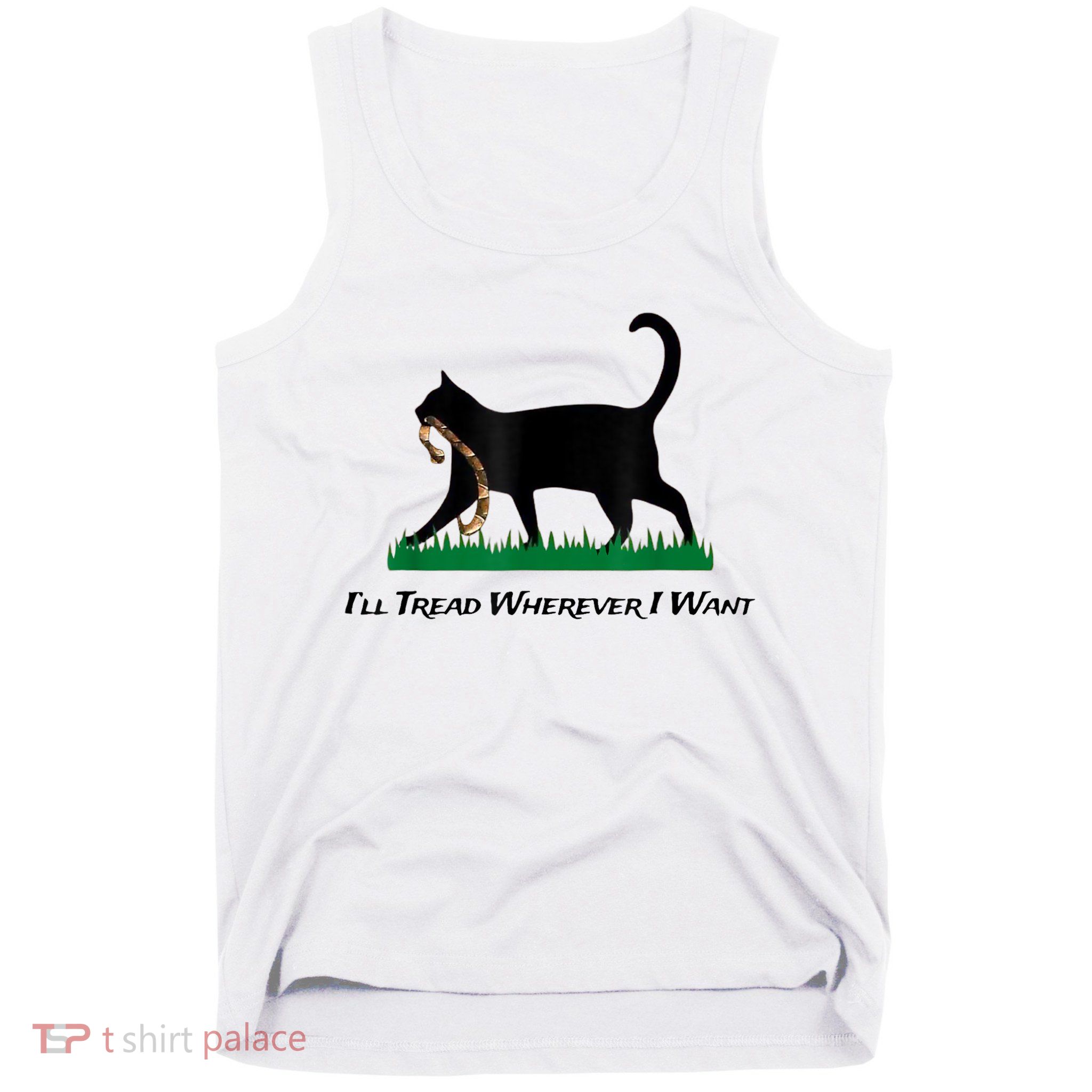 Kamala Lady Cat 2024 ILl Tread Wherever I Want Tank Top