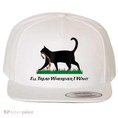 Kamala Lady Cat 2024 ILl Tread Wherever I Want Wool Snapback Cap