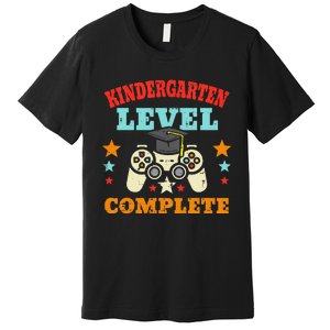 Kindergarten Level Complete Graduation Gamer Premium T-Shirt