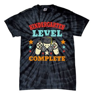 Kindergarten Level Complete Graduation Gamer Tie-Dye T-Shirt