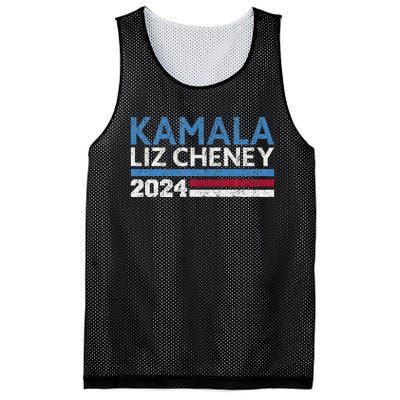 Kamala Liz Cheney 2024 Vintage Design Mesh Reversible Basketball Jersey Tank