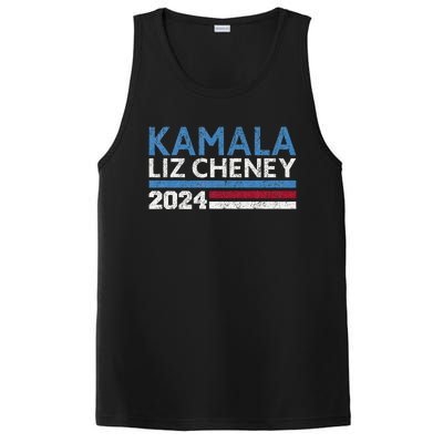 Kamala Liz Cheney 2024 Vintage Design PosiCharge Competitor Tank