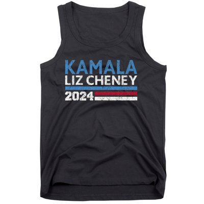 Kamala Liz Cheney 2024 Vintage Design Tank Top