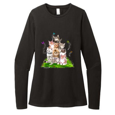 Kitten Lover Cat Lover Cute Cat Womens CVC Long Sleeve Shirt