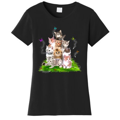 Kitten Lover Cat Lover Cute Cat Women's T-Shirt