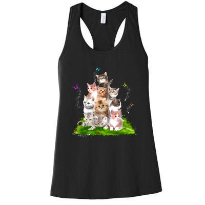 Kitten Lover Cat Lover Cute Cat Cat Owner Cute Kittens Women's Racerback Tank