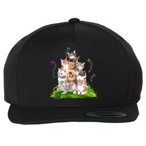 Kitten Lover Cat Lover Cute Cat Cat Owner Cute Kittens Wool Snapback Cap