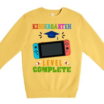 Kindergarten Level Complete Video Game Premium Crewneck Sweatshirt