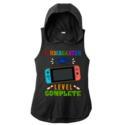 Kindergarten Level Complete Video Game Ladies PosiCharge Tri-Blend Wicking Draft Hoodie Tank