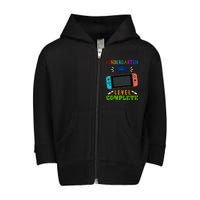 Kindergarten Level Complete Video Game Toddler Zip Fleece Hoodie