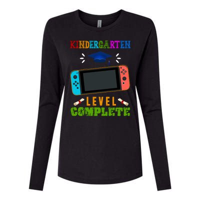 Kindergarten Level Complete Video Game Womens Cotton Relaxed Long Sleeve T-Shirt