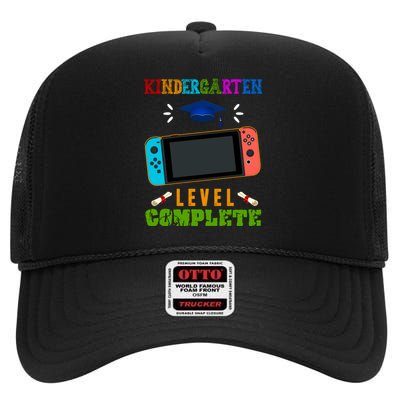 Kindergarten Level Complete Video Game High Crown Mesh Back Trucker Hat