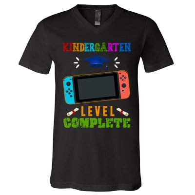 Kindergarten Level Complete Video Game V-Neck T-Shirt