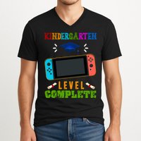 Kindergarten Level Complete Video Game V-Neck T-Shirt