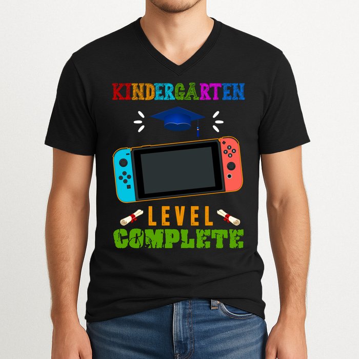 Kindergarten Level Complete Video Game V-Neck T-Shirt