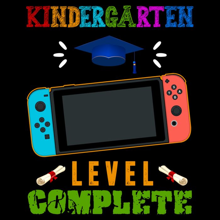 Kindergarten Level Complete Video Game 7-Panel Snapback Hat