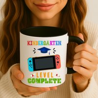 Kindergarten Level Complete Video Game Mug