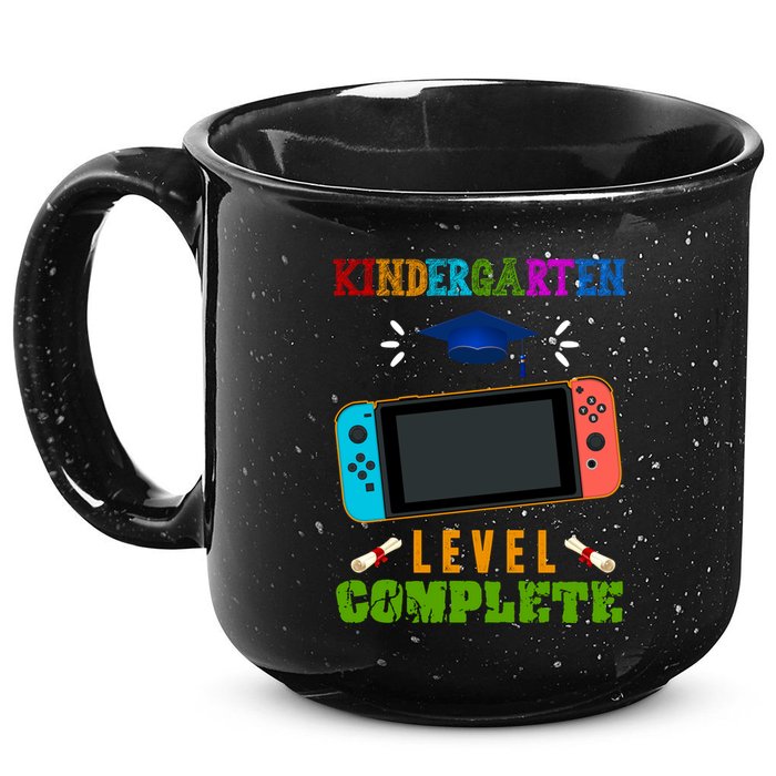 Kindergarten Level Complete Video Game 15oz Campfire Ceramic Mug