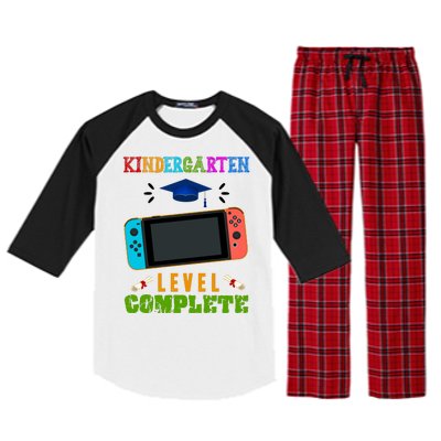 Kindergarten Level Complete Video Game Raglan Sleeve Pajama Set