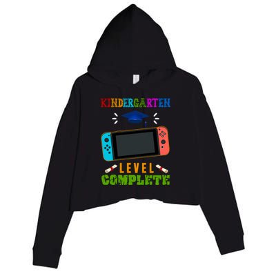 Kindergarten Level Complete Video Game Crop Fleece Hoodie