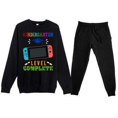 Kindergarten Level Complete Video Game Premium Crewneck Sweatsuit Set