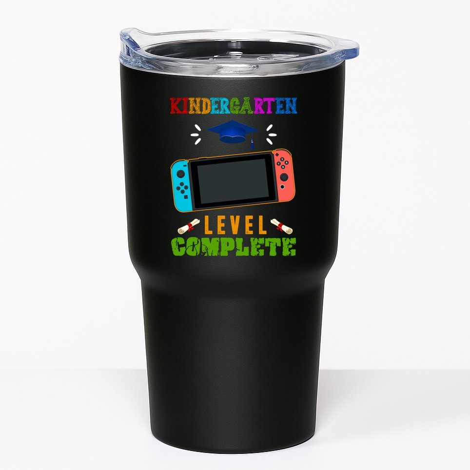 Kindergarten Level Complete Video Game Tumbler