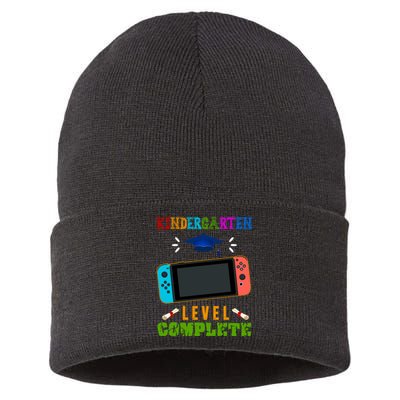 Kindergarten Level Complete Video Game Sustainable Knit Beanie